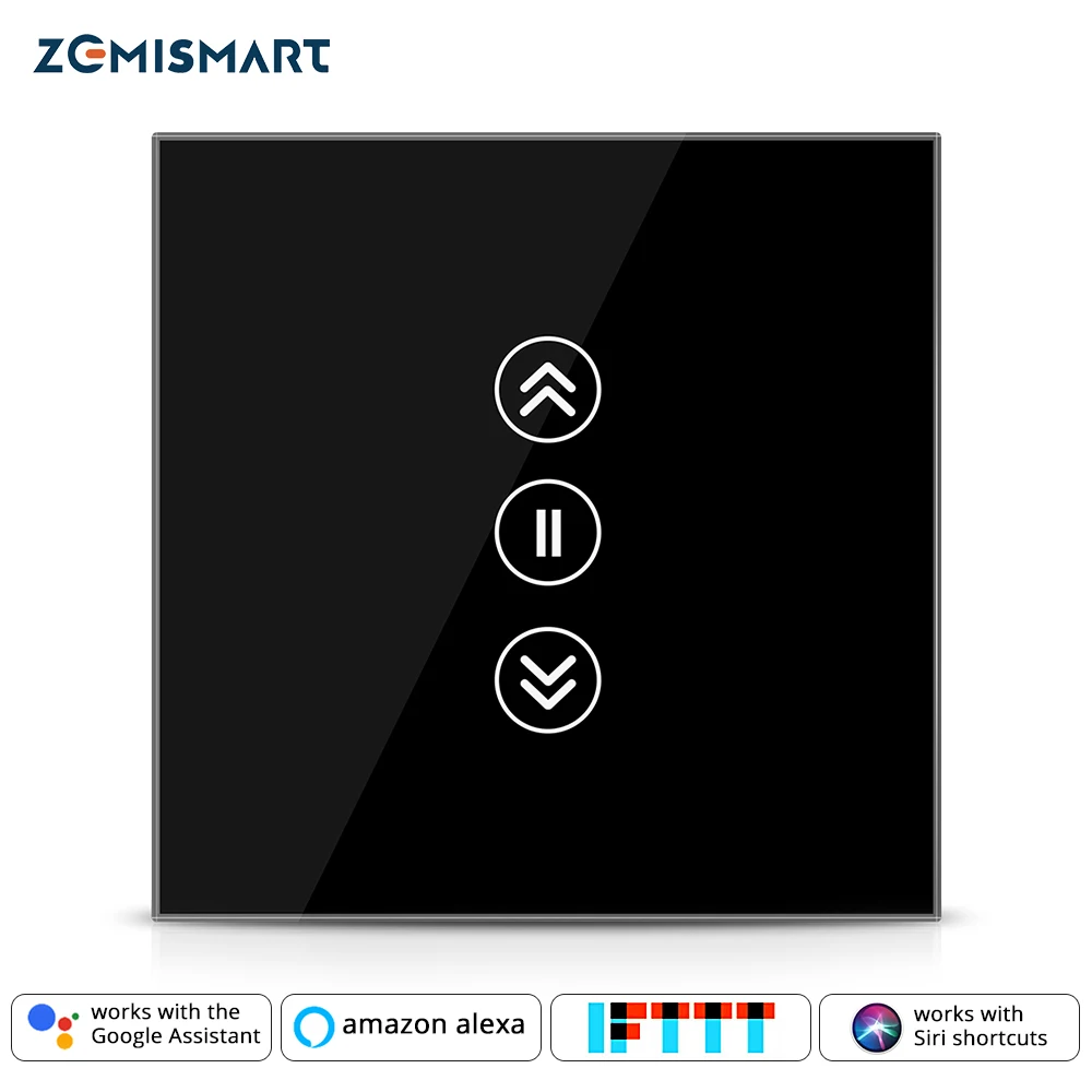 Zemismart умный переключатель для электрического слепого Curtian Alexa Echo Google Home WiFi прерыватель с сенсорным управлением 110 В 220 В
