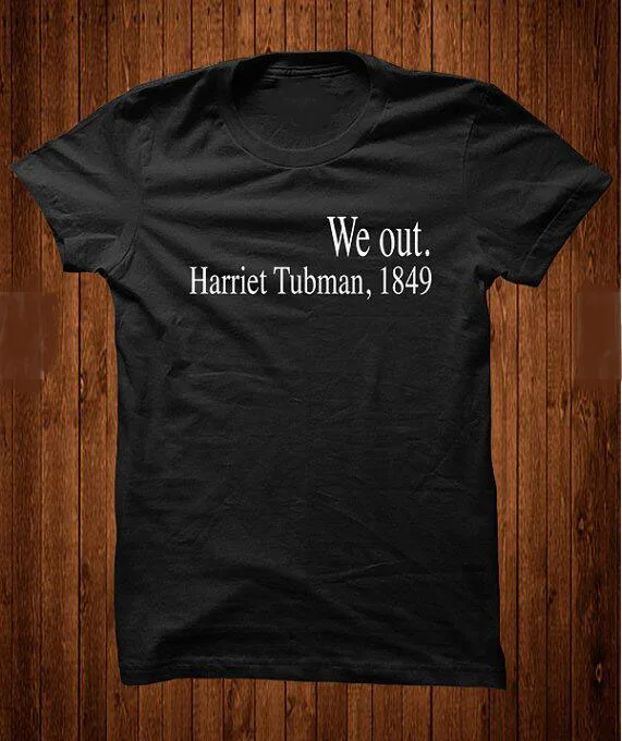 Повседневные стильные рубашки унисекс с коротким рукавом We Harriet Tubman 1849 футболки