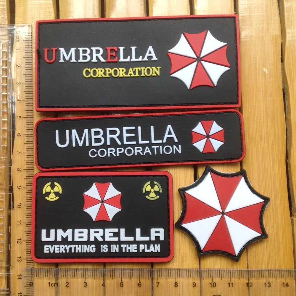 3D PVC различные патчи значок для рюкзака жакет UMBRELLA CORPORATION TACTICAL|Заплатки| |