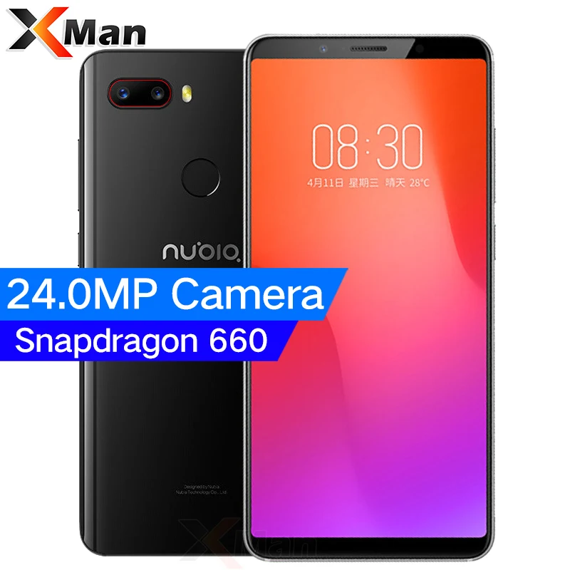Оригинальный мобильный телефон zte Nubia Z18 mini 6 ГБ 64 Восьмиядерный процессор Snapdragon 660