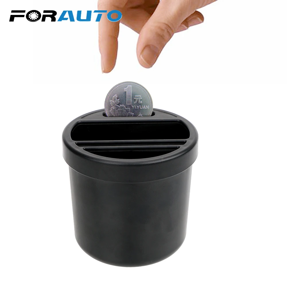 FORAUTO Авто Органайзер чашка сигареты монет держатель для карт ящик хранения в