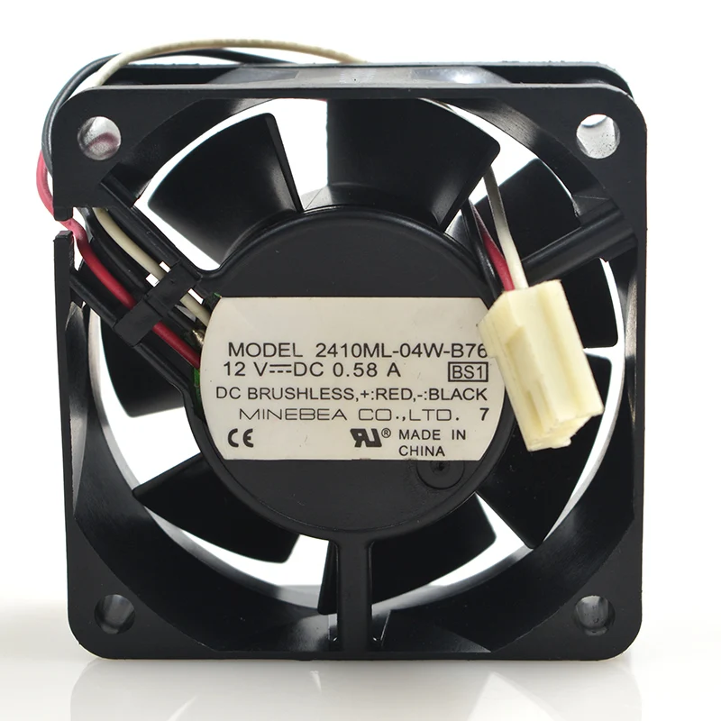 Новый оригинальный 6025 12V 0.58A 2410ML-04W-B76 трехлинейный Интеллектуальный Вентилятор охлаждения с контролем температуры