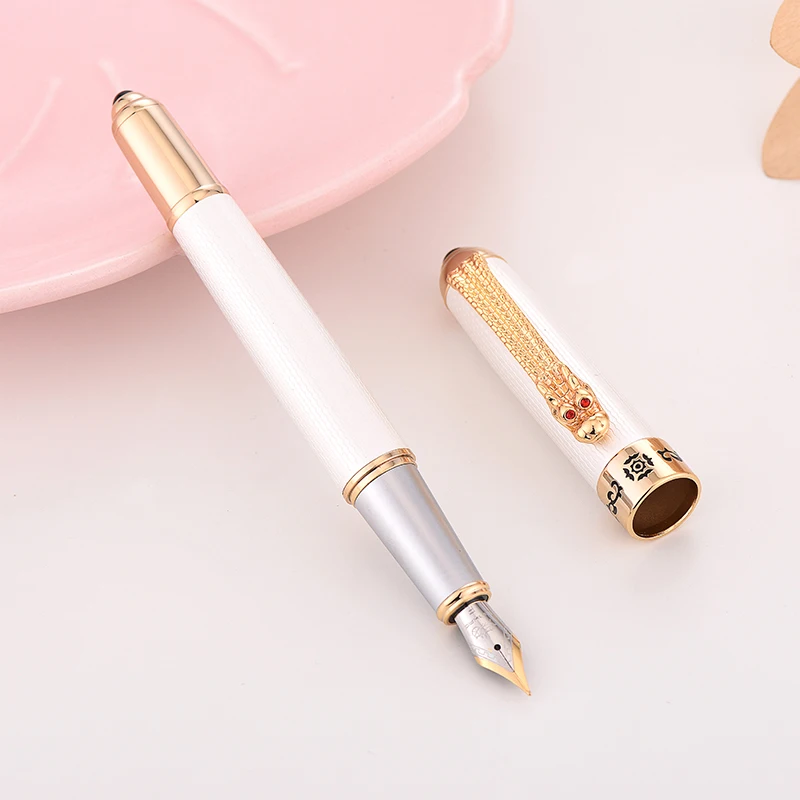 Jinhao1000 Роскошная Высококачественная Гальваническая авторучка для каллиграфического чернил офисная деловая ручка школьная Подарочная авторучка ручка