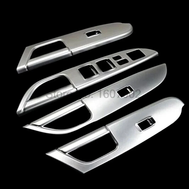 For Peugeot 4008 2014 LHD 4pcs Chrome Car Interior Door Armrest Trim Window Lifter Button Switch Auto Accessories | Автомобили и