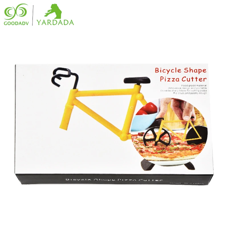 1 шт. велосипед нержавеющая сталь резак для пиццы форма роликовые колеса ножи