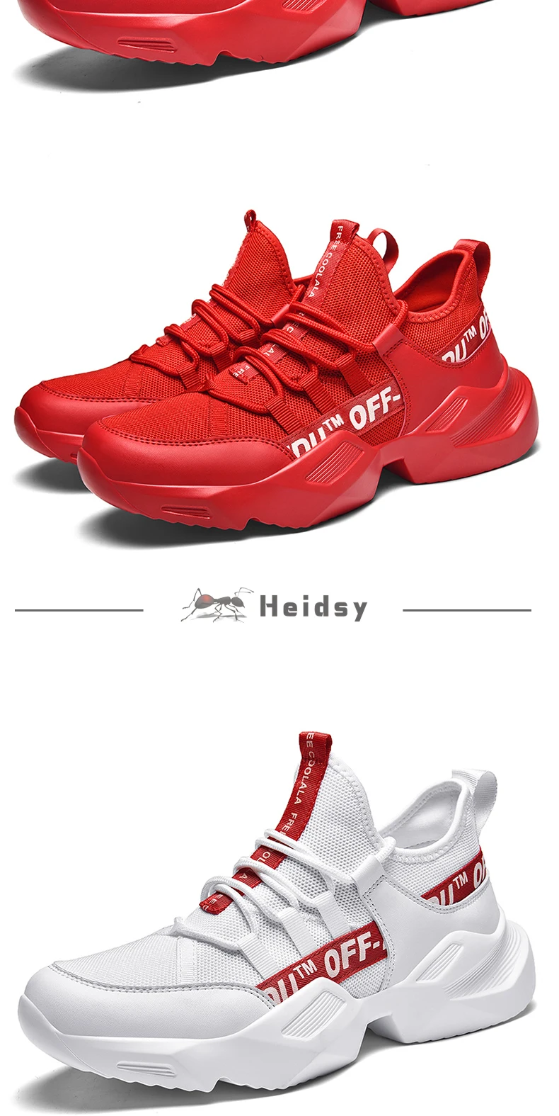 Heidsy/новые модные мужские кроссовки; обувь для отдыха на шнуровке; износостойкая и нескользящая Мужская Спортивная обувь на плоской подошве; Zapatos De Hombre