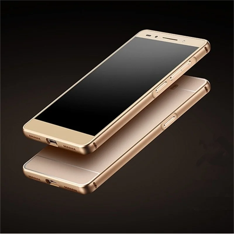 New Arrival For Huawei Honor 7 Case Luxury Ultrathin Metal Aluminum Frame+Acrylic Hard Back Cover Honor7 Phone Bag Accessory |