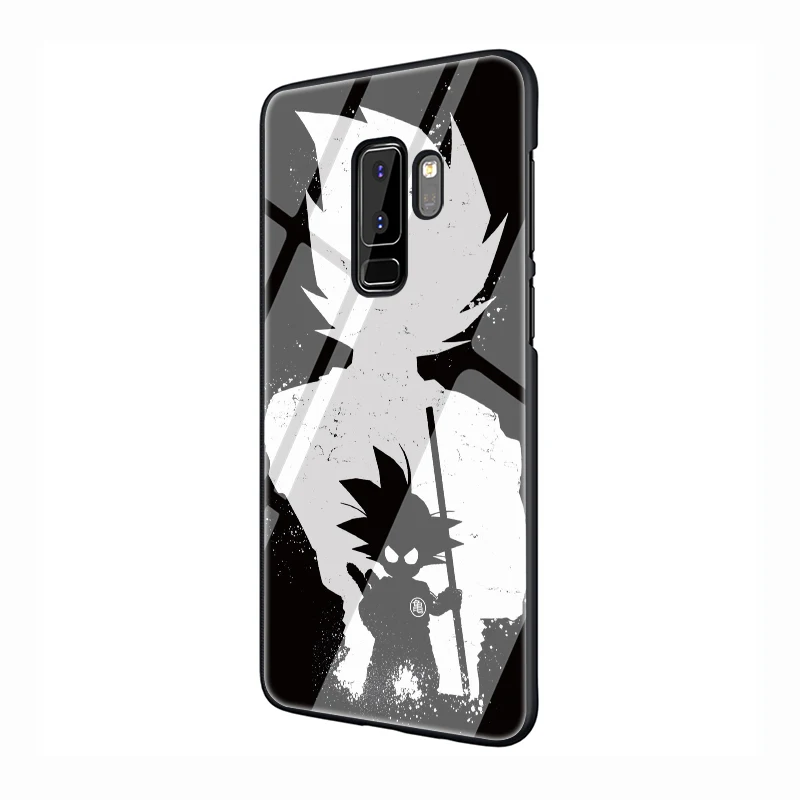 G5 Dragon Ball Z Saiyan Goku закаленное Стекло мягкий чехол для телефона для samsung Galaxy S7 край S8 S9 S10 Note 8, 9, 10, плюс A10 20 30 40 50 60 70 - Цвет: G5