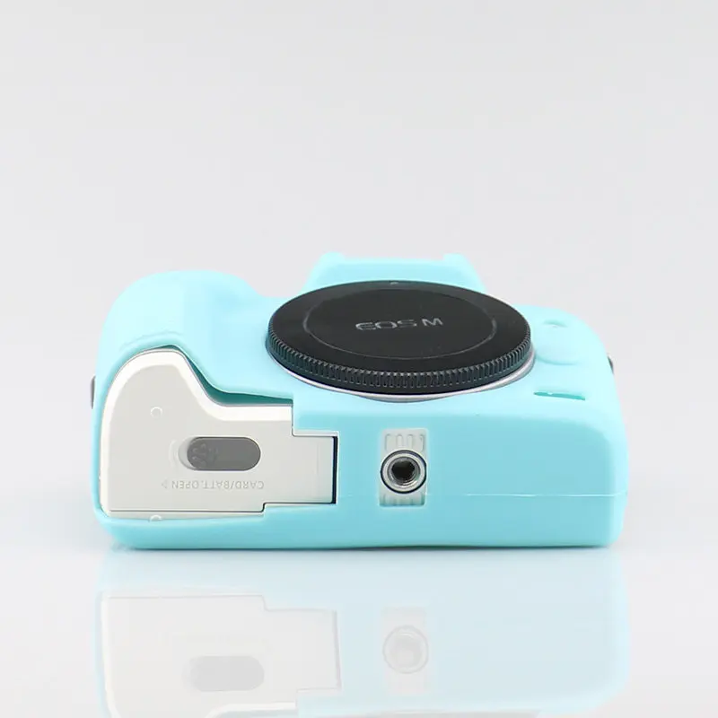 Силиконовая кожа брони сумка для камеры чехол Защитная крышка для Canon EOS M50 только цифровая камера
