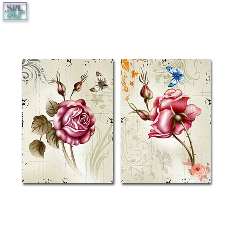 SPLSPL бескаркасная Модульная картина маслом холст искусство печать украшение дома