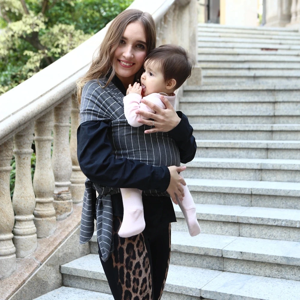 Модная полосатая накидка для новорожденных грудного вскармливания мамы детей 0 36