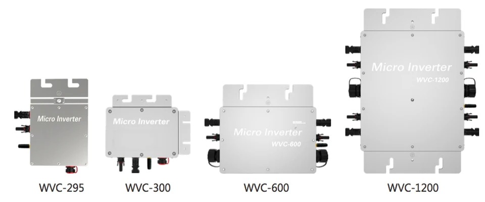 WVC-300W Солнечный встроенный инвертор IP65 Водонепроницаемый с выходной немодулированный синусоидальный сигнал для солнечной системы питания сетевой инвертор на солнечных батарейках инвертор