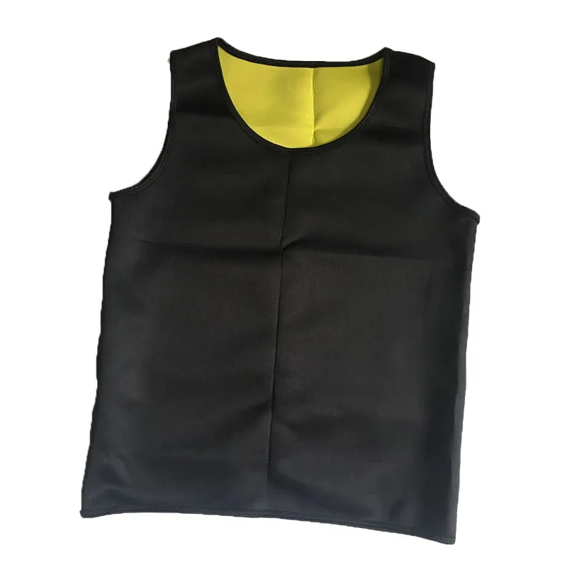 Black Yellow Спортивный тонкий жилет для бега, для живота, для фитнеса, для мужчин, формирователь, тренажер, для талии, триммер, для пота, сауны, топы, спортивный корсет, Корректор тела, поддержка талии - Цвет: Black Yellow