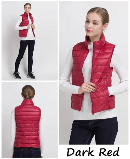 NewBang женские теплые жилеты ультра светильник без рукавов Куртка Gilet chalecos mujer