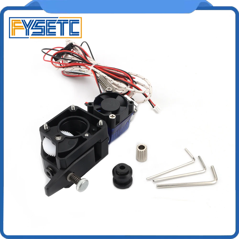 Черный BMG экструдер V6 HOTEND с датчиком PT100 двухприводный для Wanhao D9 Creality CR10 Ender 3 Anet