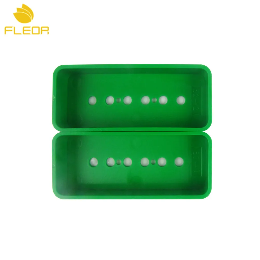 FLEOR 2 шт. P90 Soapbar Чехлы для электрогитары Пластиковые чехлы шеи и моста P 90