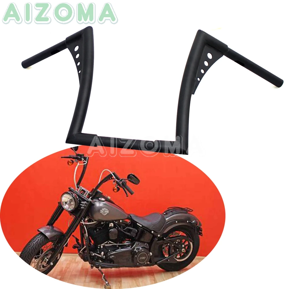 30-1/" Широкий Мотоцикл 1-1/4" на заказ жир бар для Harley XL Sportster Dyna Softail FLST FXST 1" Rise APE вешалка руль
