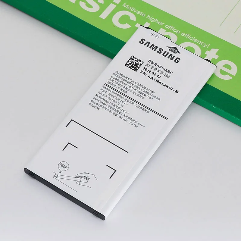 Samsung Original Battery for Galaxy A5 2016 Edition A510 A510F A5100 2900mAh EB-BA510ABE Phone Replacement Batteries | Мобильные