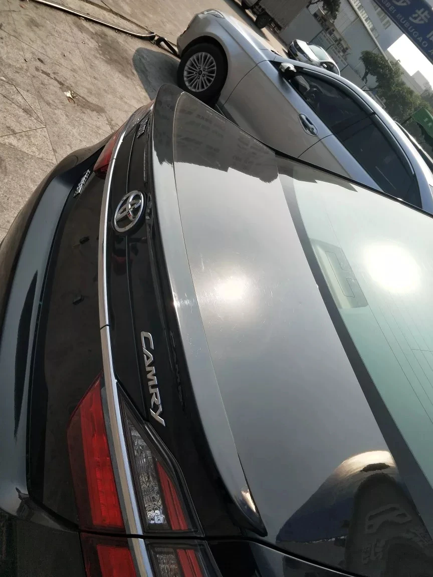 Для toyota camry 2011 2012 2013 высокая твердость и качественный АБС-пластик спойлер на задний багажник, крыло грунтовка "сделай сам"