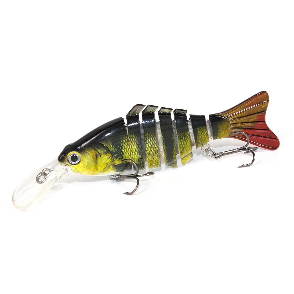 1 шт. рыболовные приманки наживка Crankbait тяжелая приманка медленная 3 вида цветов 8