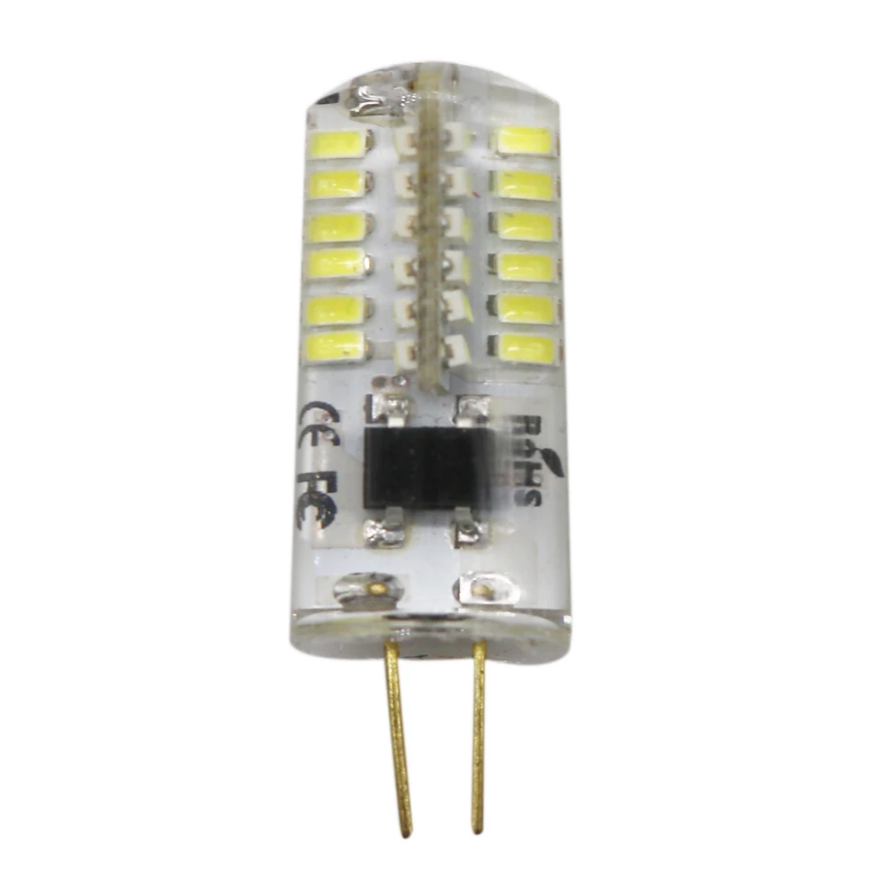 10 шт. 220 В силиконовые лампы 24/48/64 светодиодный s 3W 5W 6W 8W SMD 2835 G4 СВЕТОДИОДНЫЙ передвижной лампой с возможностью прикрепления на 25 Вт, 35 Вт, 45 Вт 55 Вт галогенная лампа светильник люстра