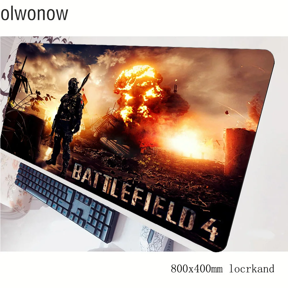 Игровой коврик для мыши battlefield игровой 800x400x3 мм аксессуары ноутбука эргономичный