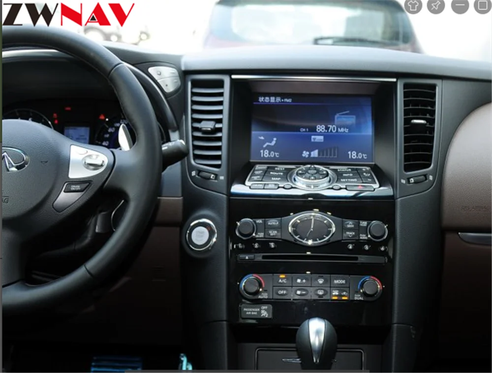 Android 7,1 Tesla экран 12," стерео для Infiniti FX FX25 FX35 FX37 qx70 авто радио gps навигация мультимедиа головное устройство