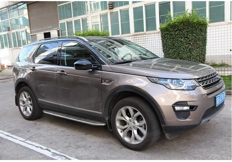 Для Land Rover Discovery Sport 2015-2019 алюминиевый сплав серебра Топ рейлинги Rack Боковые