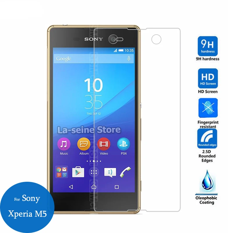 Для Sony Xperia M5 протектор экрана из закаленного стекла 9 h защитная пленка на M 5 E5606 Lte