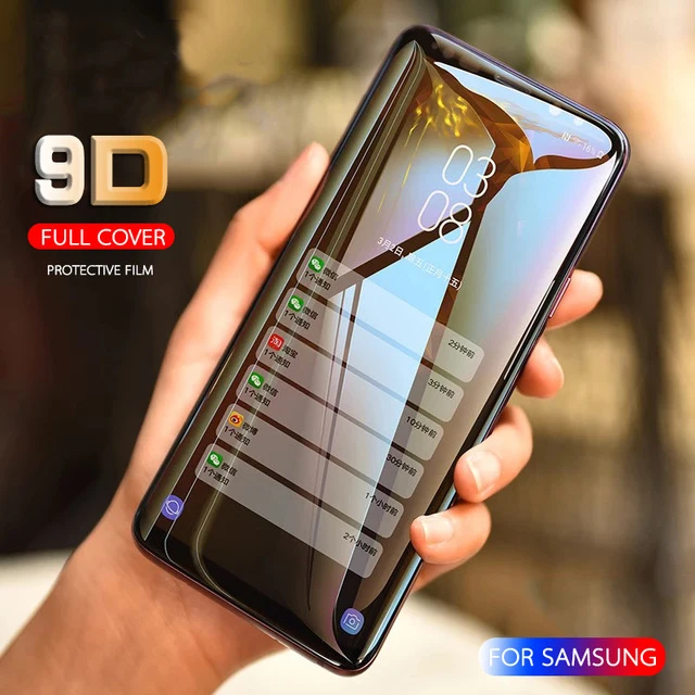 9D Full Screen Protector For Samsung Galaxy Note 8 9 S10 S6 S7 Edge S8 S9 Plus A8 A6 Protective Glass Tempered Film |