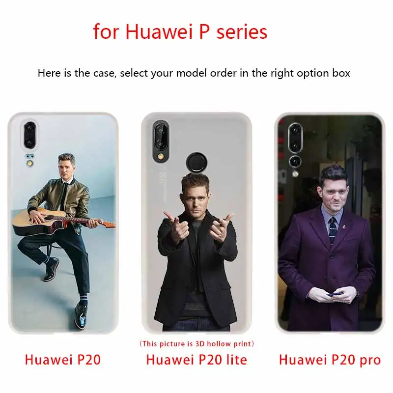 Чехол для телефона Michael Buble Huawei P40 P9 P10 P20 P30 Lite Pro P Smart 2019 мягкий чехол | Мобильные