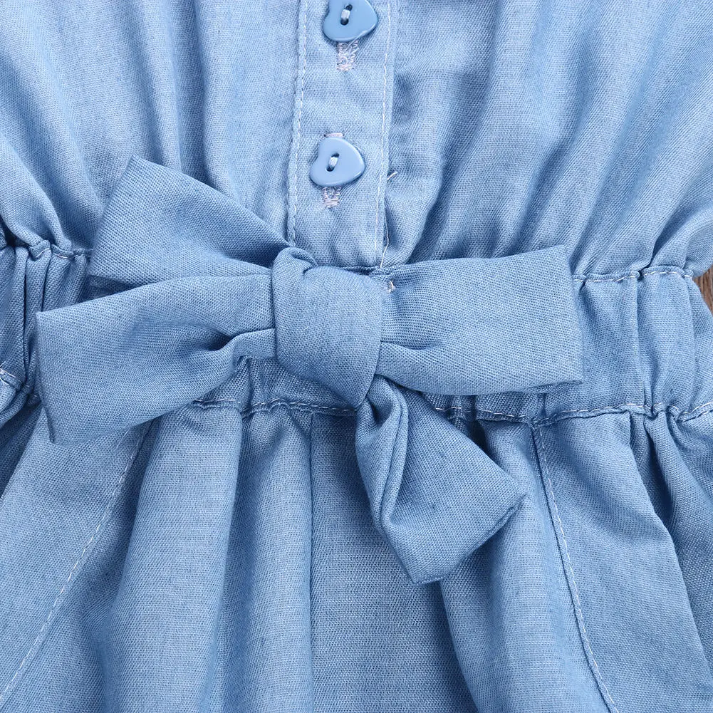 Летние модные комплекты одежды для девочек комбинезон одежда детские