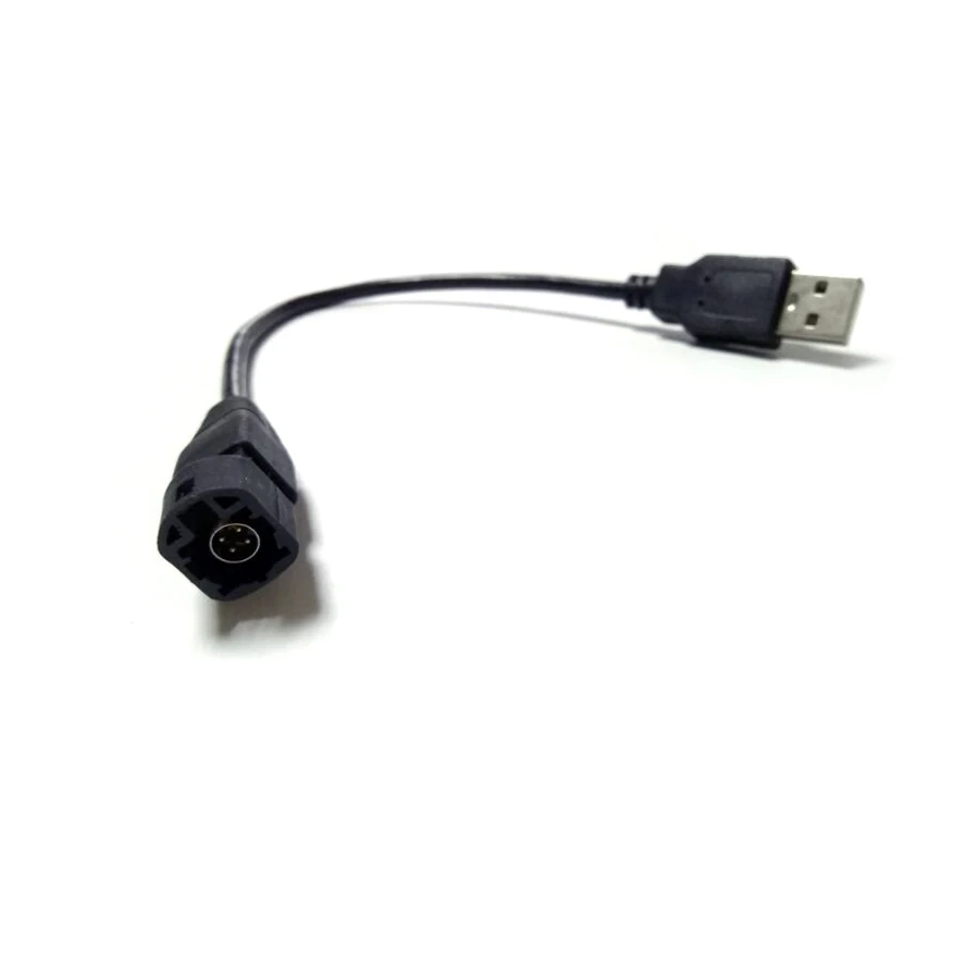Biurlink Автомобильная круглая 4 контактная USB Передача аудиоинтерфейса для Volkswagen BORA