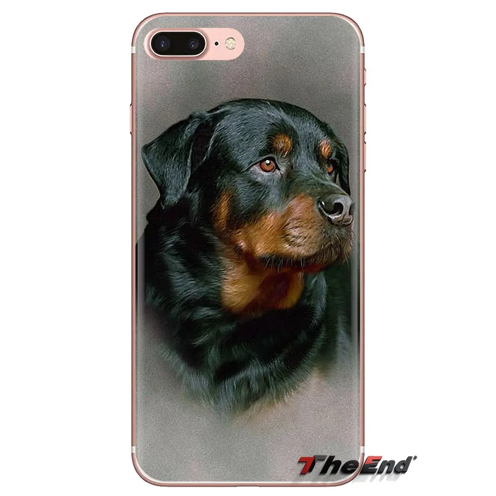 Силиконовый чехол с изображением щенков из немецкой ротвейлера для iPod Touch Apple iPhone
