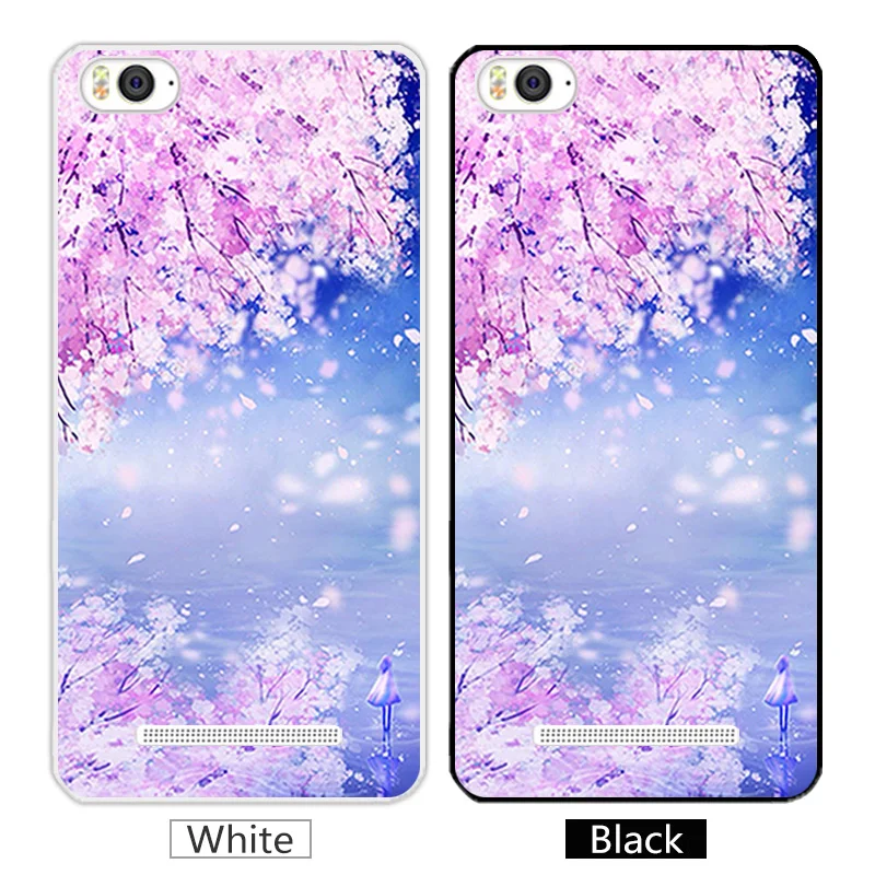 TPU Case For Xiaomi Mi4c Mi 4c Soft Silicone Gel Transparent Phone Cases Black Matte Sunrise Back Cover for 4i Mi4i |