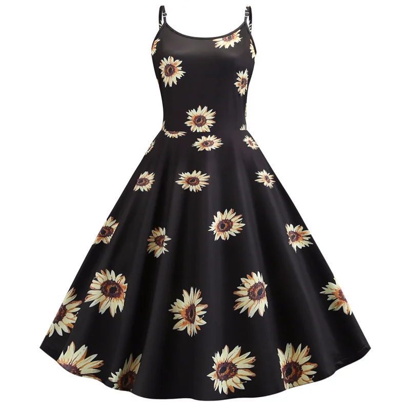 Женское винтажное платье с открытой спиной Черное вечернее миди без бретелек в