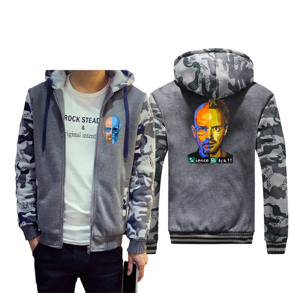 Heisenberg Walter break Bad Camouflage 2019 локомотив Бомбер куртка мужская бомбер casaco de мужские