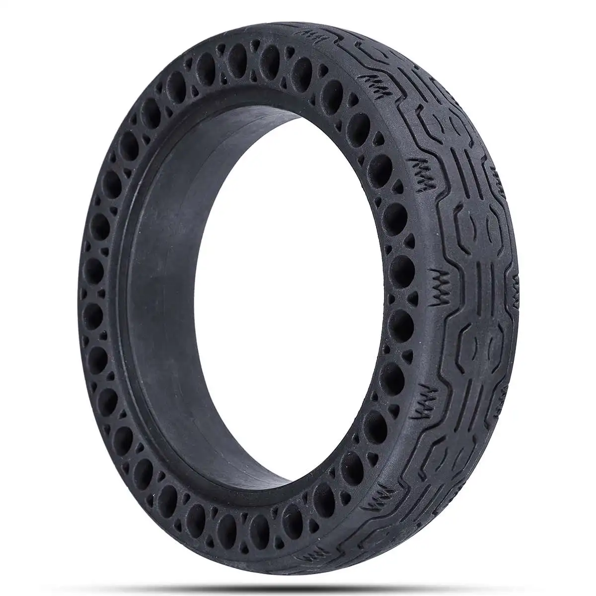 Black 1 pcs Прочные колеса 1 шт/2 шт Анти-взрыв твердые резиновые шины передние задние шины для Xiaomi Mijia M365 электрический скутер скейтборд - Цвет: Black 1 pcs