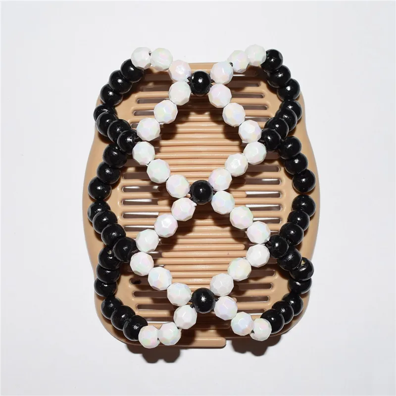 Light White  Beautiful Luxury African Butterfly Magic Comb Free Shipping