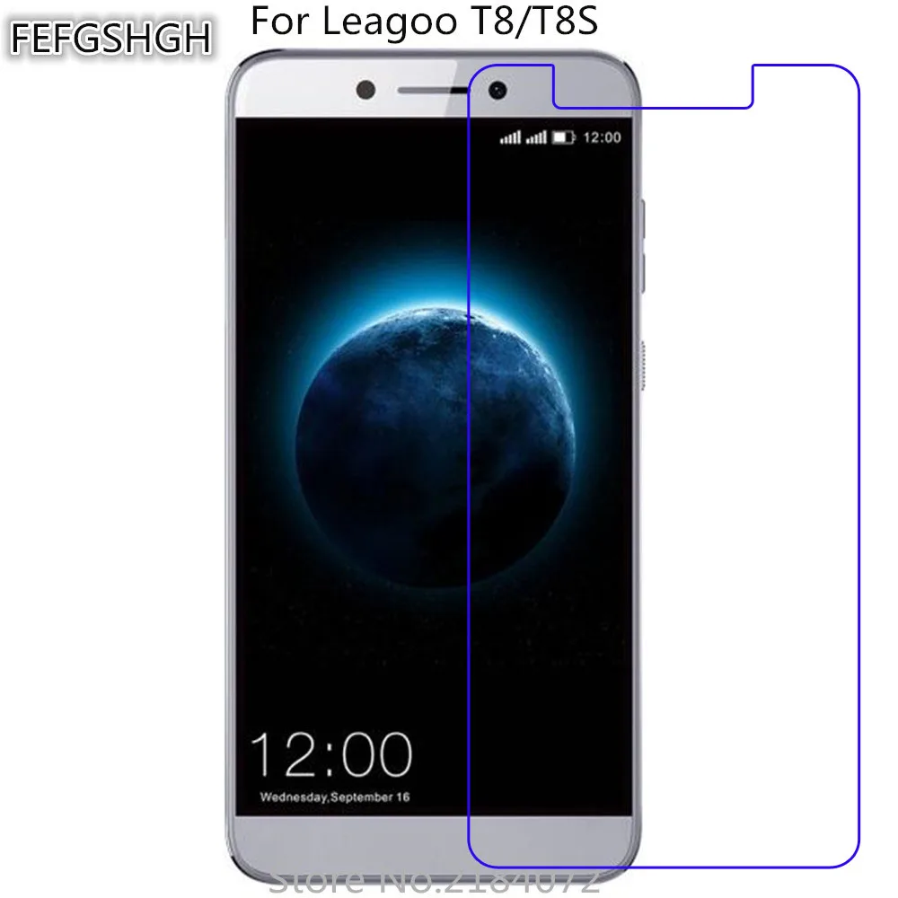 2 шт. закаленное стекло для Leagoo T8 защитная пленка 9H защита экрана