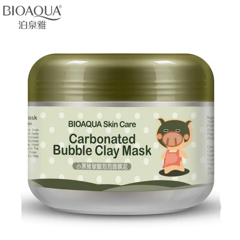 Маска для лица BIOAQUA Отбеливающая увлажняющая маска с кислородом и пузырьками 100