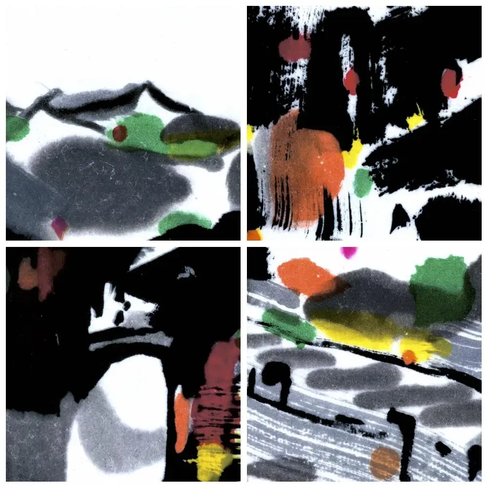 Wu Guanzhong современные абстрактные черные белые фотообои Плакаты для дома гостиной
