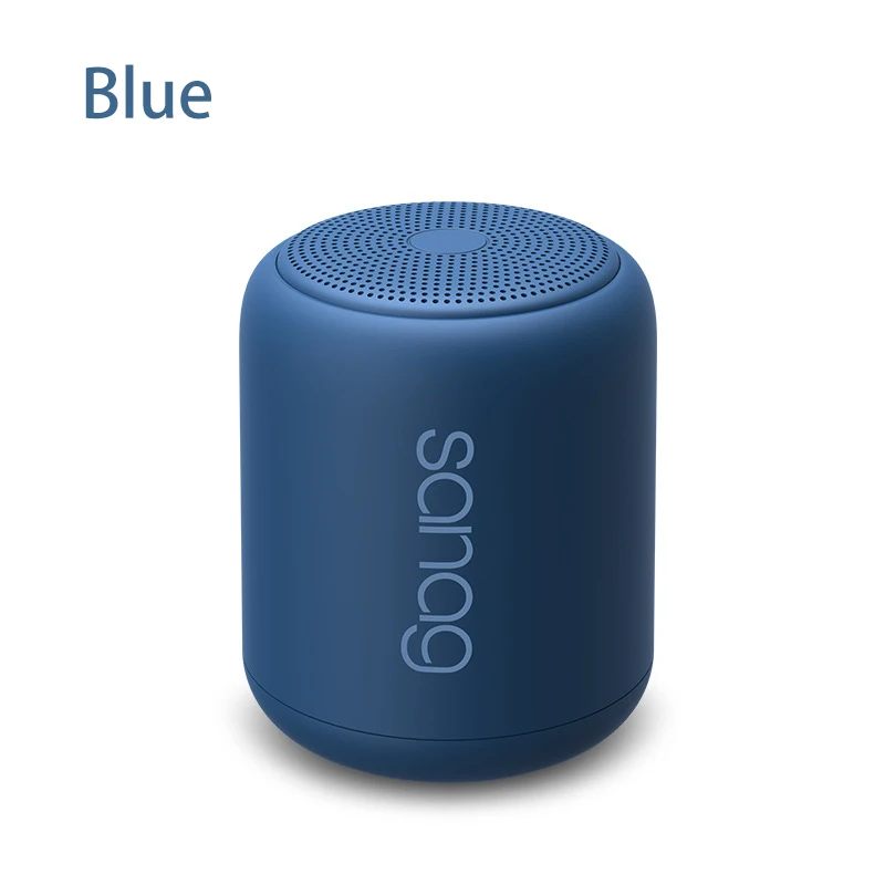 Водонепроницаемый громкий динамик портативный мини беспроводной Bluetooth динамик стерео аудио музыкальный плеер Громкая связь динамик TF USB Сабвуфер X6 - Цвет: Синий