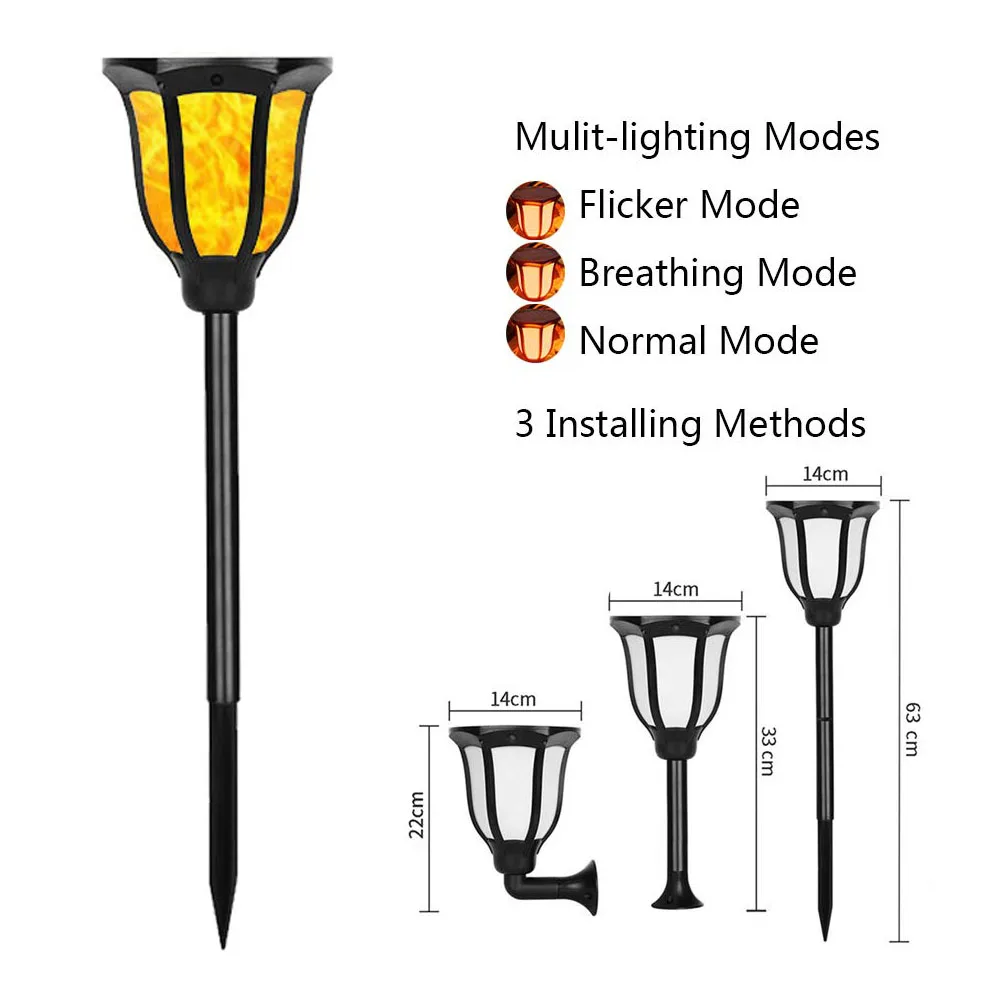 Путь настенное крепление современные ABS солнечное питание во дворе светодиодный