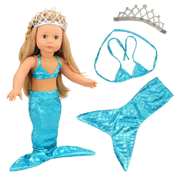 No Doll Лучшие продажи продукции Куклы нашего поколения одежда ребенка 43 см аксессуары платье для Америки девочка Новорожденные куклы Рождественский подарок - Цвет: No Doll