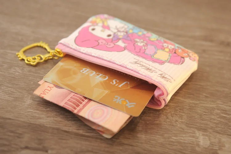 HelloKitty мелодия мультфильм милый кошелек для монет банк автобус карта сумка для хранения Gemini карта посылка