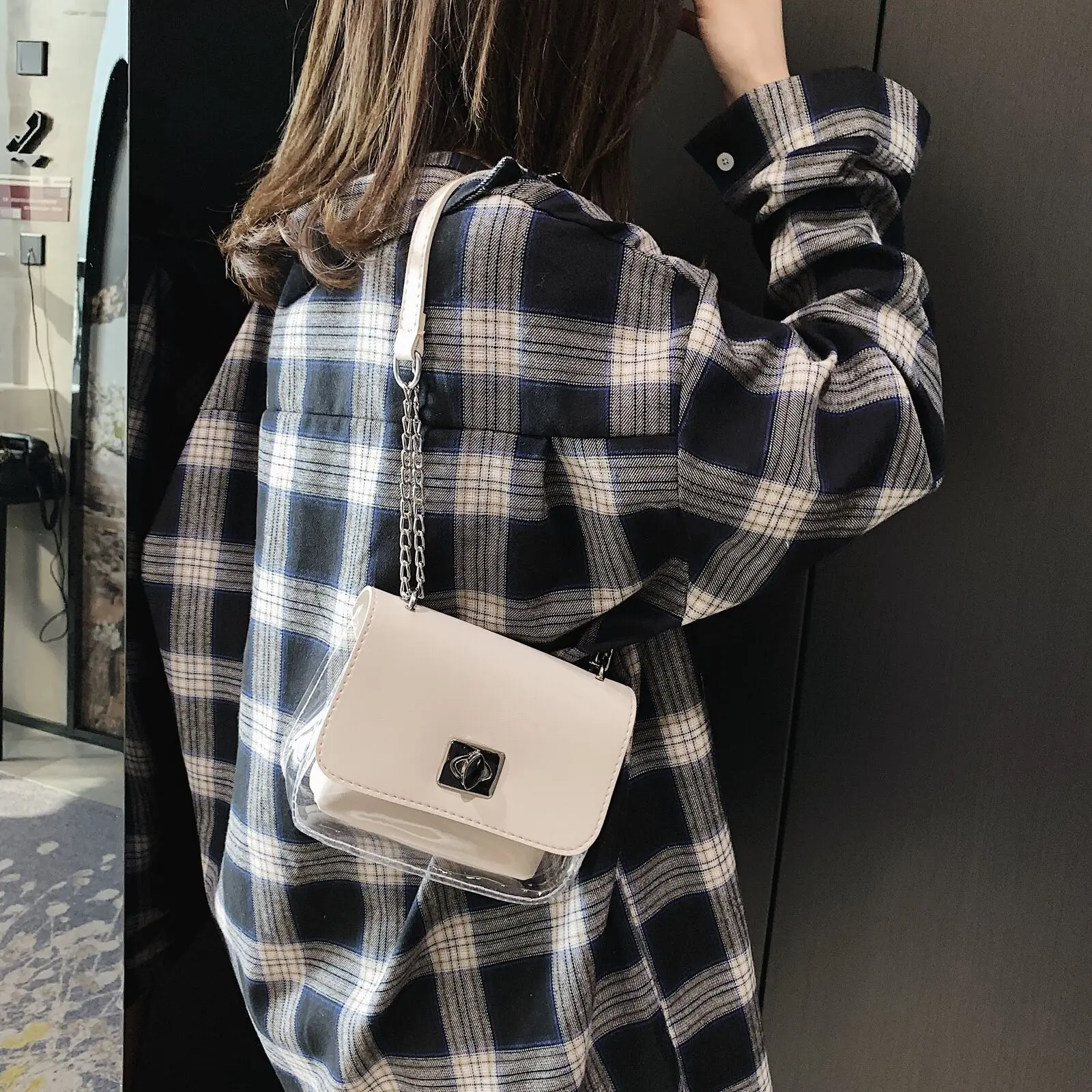 Новинка 2019 модная женская брендовая маленькая квадратная сумка на плечо