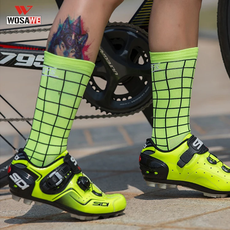 WOSAWE спортивные носки до колена летние для езды на велосипеде футбола дезодоранты