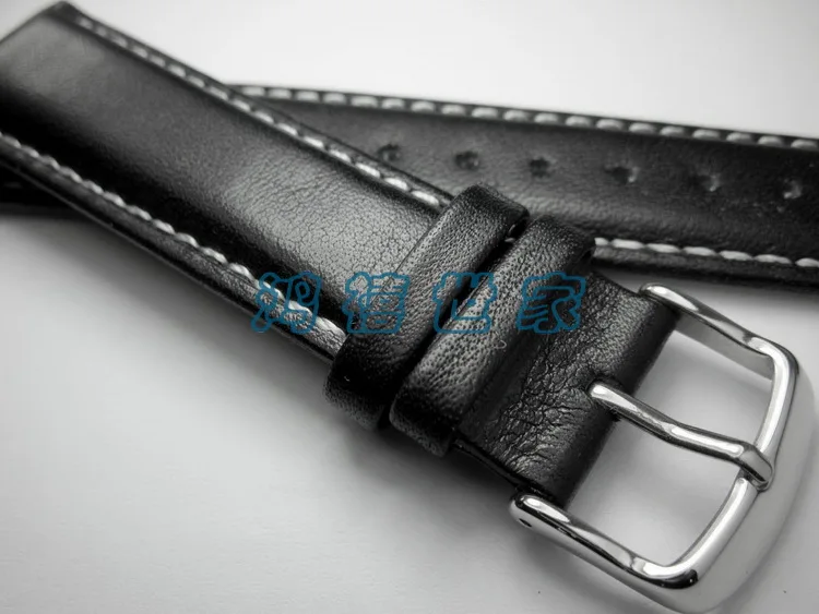Высококачественный черный ремешок для часов 18 мм 19 20 21 22 с пряжкой Omega Tissot Seiko Casio |