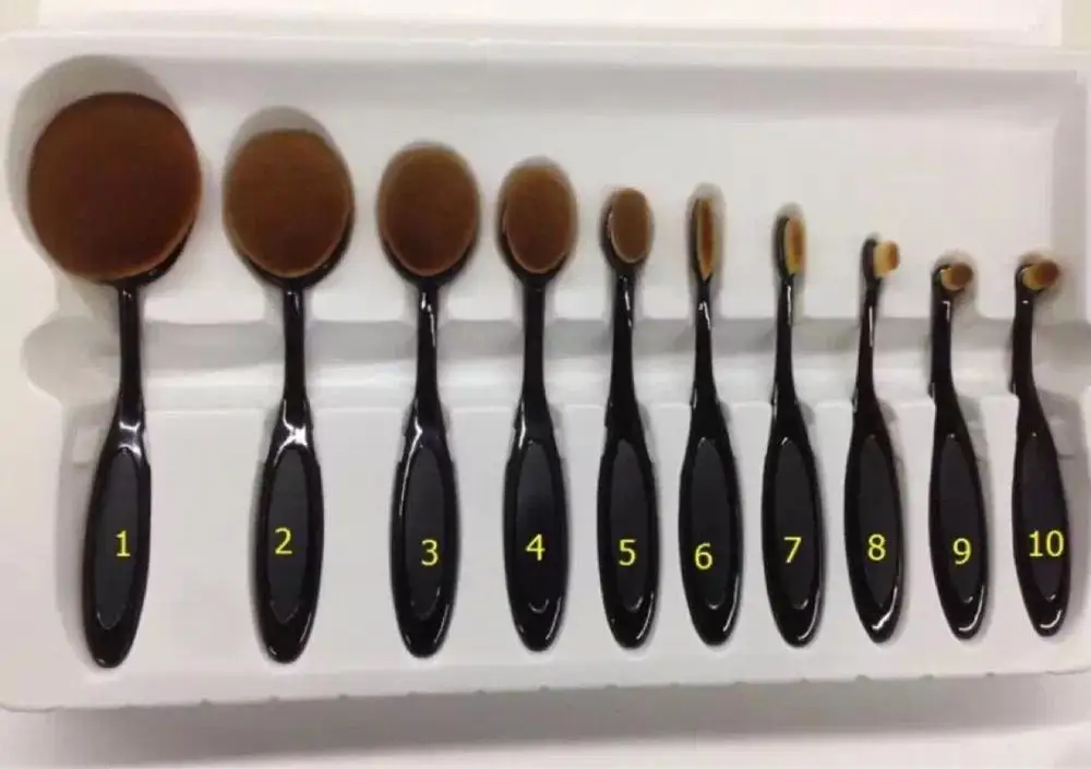 10 наборов кистей нового типа brush set up новый кисти для макияжа |